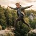 czech hunter blonde guy parkour