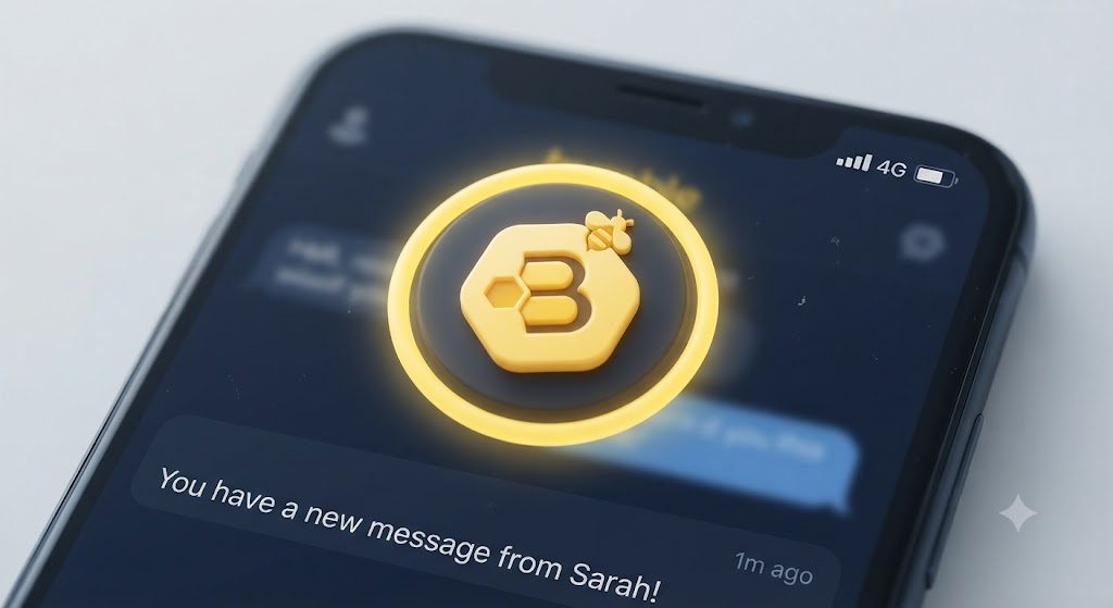 Bumble Notification Logo
